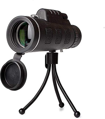 HD-Fernglas 40X60 Teleskop Militär Binoculo Hochleistungsteleskop für die Jagdoptik Schwarz Klar Monokular
