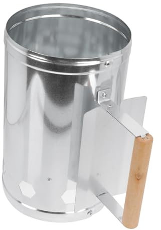 Kisangel 1 Pz Barile Accendi Carbonella per Barbecue Accenditore per Resistente al e Odori per Grigliate