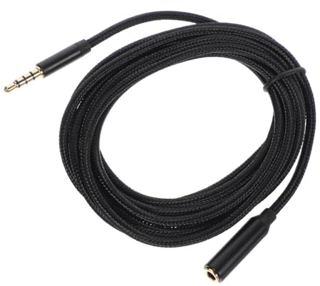 HEALSOPTHY Audio Cable Extension Male to Female Aux Cord Copper Wired Headphone Extender Compatible with Computers Phones and Headsets Plug and Play