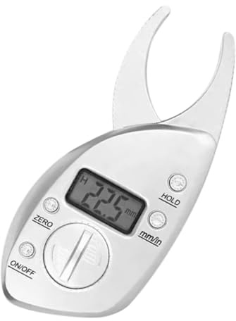 HAMPPLIES Pince Mesure Graisse Corporelle Numérique LCD Précise Portable pour Pli et Contrôle Outil Mesure Corps Compact