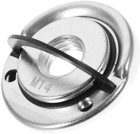 HOMSFOU Angle Grinder Lock Nut M14 14Mm Flange Nut for 125/150/180/230Mm Grinders Self-Locking Replacement Part for Repair
