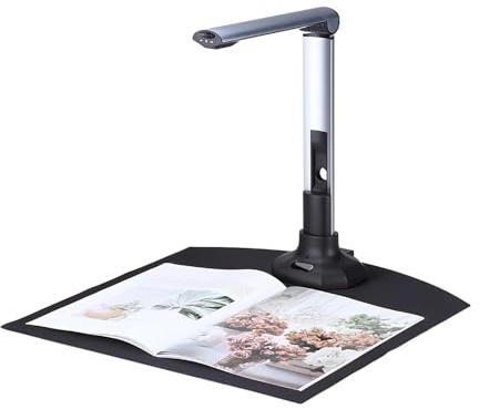 Escáner portátil de Documentos y Libros tamaño A3 con Captura HD, 10 megapíxeles, USB 2.0, Alta Velocidad, luz LED
