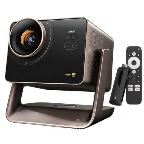 Viddà C3 Ultra 4K Proyector láser Tricolor 3200 CVIA LM 0.9~1.5:1 MT9681 8G 128G WiFi 7 Bluetooth 5.4 JßL Altavoz, Android CN/en OS con KD3 Google TV Stick - Edición de Alto Brillo
