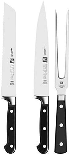 ZWILLING. Set Professional Carving Knife 200 mm Fork 180 mm + 31023-180mm + Bread Knife 200 mmm