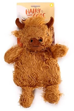 Puckator Highland Coo Cow Microwavable Plush Wheat & Lavender Heat Pack - Heating Pads - Hot and Ice Cold Cool Pack Packs Bag for Sport Injuries Knee Back Pain - Bed Warmer - Wellness Health Products
