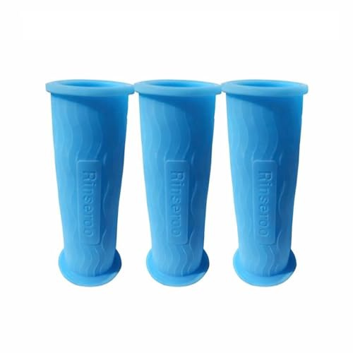 Ersatz-Verbindungsstücke für Rinseroo, thermoplastisches Gummi, zum Aufstecken, Schlauch, für Dusche und Waschbecken, abnehmbar, 3 Stück