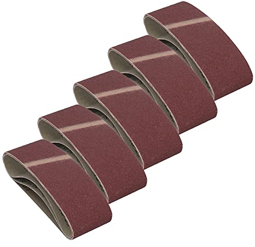 400 mm x 60 mm Grano mixto Bandas de lijado abrasivas Power File Lijadora Belt 15 piezas