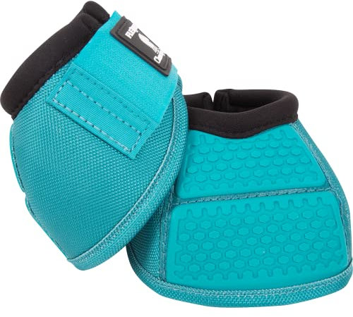 Classic Equine Flexion No Turn Bell Boot Aqua Small