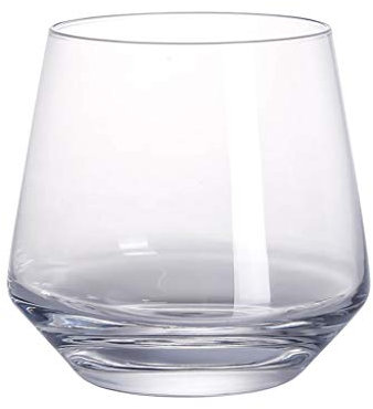 caihuashopping Wassergläser Einfach, bleifreies Glas, Cup, Runde, Whisky-Glas, Haus, Transparent, Spirituosen Weinglas, Cocktailglas, Bar Wein-Set, 13 Unzen Trinkglas (Size : M(1))