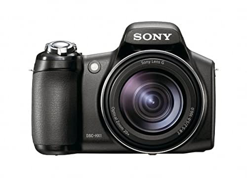 Sony Cyber-Shot HX1 Compact Digital Camera (9.1MP, 1/2.4 Inch, CMOS, 20x, HD, Black) (Renewed)