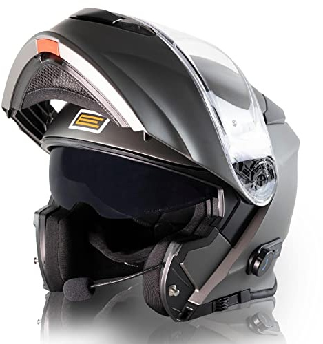ORIGINE Motorradhelm Bluetooth Klapphelm Integralhelm ECE Mit Doppelvisier