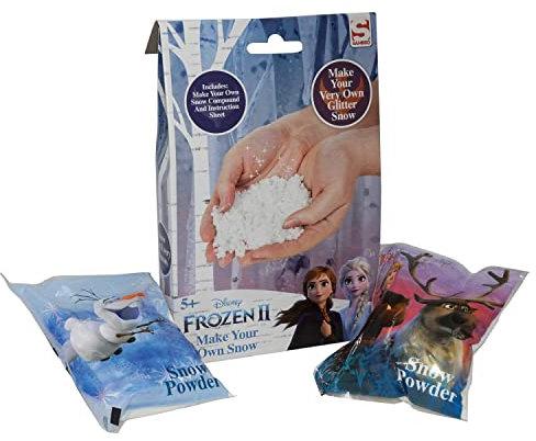 150 Gramm Frozen II Künstliches Schnee-Glitzerpulver für Kinder, Weihnachtsdekorationen Machen Sie Ihren eigenen künstlichen Schnee, Heimdekoration, Geschenk für 5+ Jahre