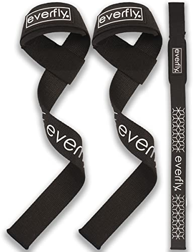 EVERFLY Straps Palestra - Accessori Palestra Crossfit - Fascette Palestra - Cinghie Sollevamento Pesi - Fasce Weight Lifting Powerlifting - Polsiere Neoprene - Manopole Straps Gym Halterofilia