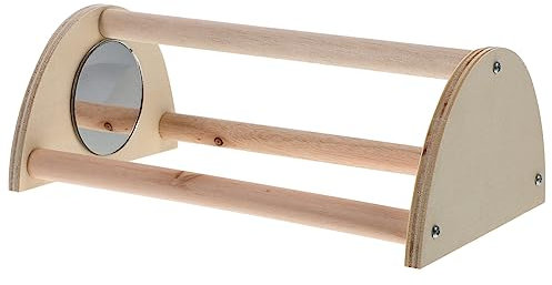 minkissy Natürliches Holz Hühnerständer Mit Stabilem Design Stressreduzierend Und Langlebig Sitzstange Für Küken Und Hühner Zum Training Und Harmonieförderung Im Hühnerstall