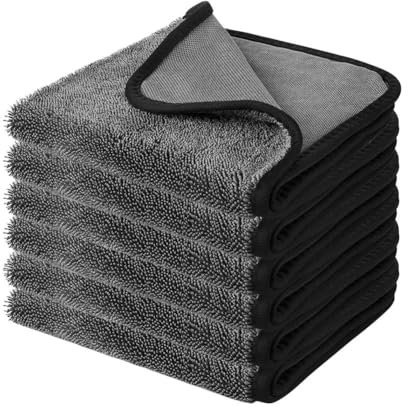 40 x 60 cm schnell saugfähiges Handtuch, dickes, ultrafeines Handtuch, saugfähige Faser, Haushalts-Reinigungstuch, Auto, V6L2 Reinigung