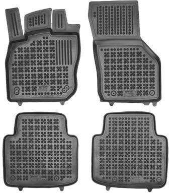 AZUGA Hohe Gummi Fußmatten mit Rand passend für VW Passat Variant (B9) ab 2/2024/für Skoda Superb Limousine/Combi (3Y) ab 5/2024 AZ10300512 Automatten