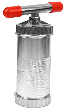 ibasenice Façonneur D'appâts de Pêche Forte Force de Pression Outil Compact en Alliage D'aluminium Argenté, Réutilisable pour Amateurs de Pêche Explosive
