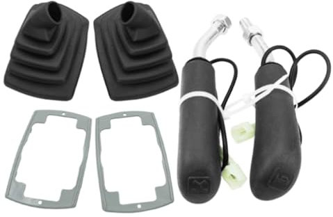 QHZOZMD Pièces de Rechange Accessoire de Pelle pour Kobelco SK200 210 240 260 250-8, poignée de Levier de Pelle Super 8, Couvercle Anti-poussière en Caoutchouc, Capuchon de poignée de Joystick