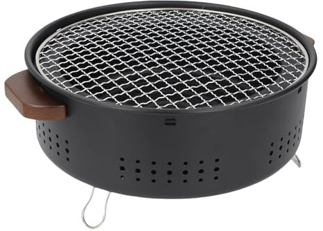 Syrisora Barbecue Fornello Sicuro Multifunzionale Barbecue Griglia a Carbone Fornello da Tavolo da Tavolo Barbecue da Esterno Barbecue Griglia Portatile per Casa Campeggio All'Aperto