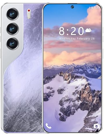 CatCalls Camon40Pro SIM-Free & Unlocked Mobile Phones 2025 New, Android 12 Smartphone, 64GB/256GB Octa Core, 5000mAh Big Battery, 6.6 HD+ Display, 4G Dual SIM/GPS/Face Unlock Smartphone (Purple)