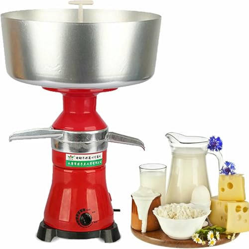 MJMLUCK Séparateur centrifuge de Lait électrique, capacité de 80 l/h, pour Lait de chèvre Frais