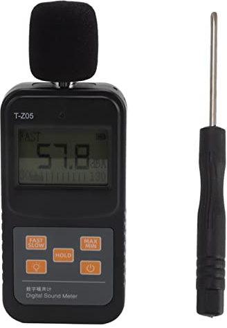Medidor de Decibelios Homologado, Sonómetro Digital Preciso 30-130dB - Medición Rápida y Estable, Fácil de Usar para Control de Ruido en Oficinas y Hogares