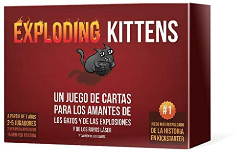 Asmodee Exploding Kittens – Kartenspiel (ekek0001), Spanisch