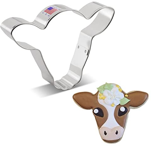 Ausstechform Kuh/Steer Gesicht, 11,4 cm von Ann Clark USA