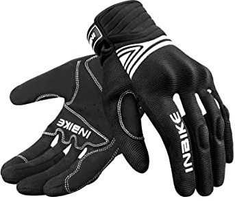 INBIKE Motorrad Handschuhe Motocross Sommer EUDE Foam Schutz Atmungsaktiv Touchscreen Motorradhandschuhe Herren Damen IM902