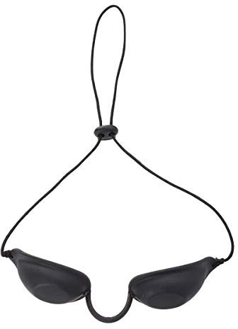 Lot de 2 paires de lunettes de bronzage IPL - Protection des yeux - Lumière rouge et bleue - Pour les patients en IPL - Thérapie par LED infrarouge - Noir