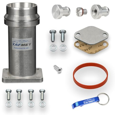 Tafmet Kit di Ricambio Valvola EGR per BMW E87 E90 E92 E93 E60 E61 E65 X3 X5 con Motori 2.0 M47N2 3.0 D M57N2
