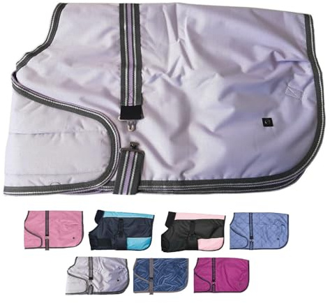 NETPROSHOP Pferdedecke Warme Fohlendecke 100g die Mitwächst - Atmungsaktiv, Wasserdichtigkeit, 600D, Groesse:80, Farbe:Lavendel
