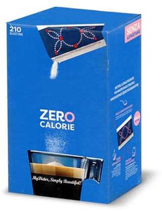 Dolcificante Compatibile per My Dietor di Qualità in Bustine, Box da 210 Bustine 168g