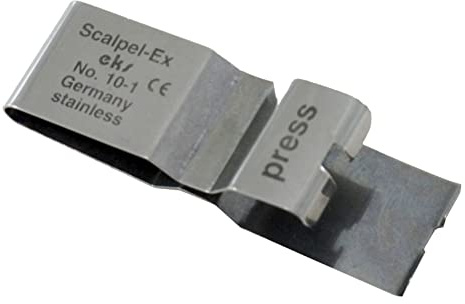 Skalpell-Klingen-Entferner aus Edelstahl – Blade Remover Tool für sichere Entfernung von Einmalklingen (Nr. 3 & Nr. 4) – rostfrei, wiederverwendbar, hygienisch für Praxis, Klinik & Labor