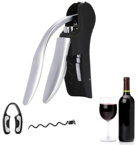 Ouvre-bouteille de vin tire-bouchon, ouvre-bouteille de vin tire-bouchon vertical compact,Tire-bouchon à levier vertical pour ouvre-bouteille - Tire-bouchons et ouvre-bouteilles comprenant des vis ant