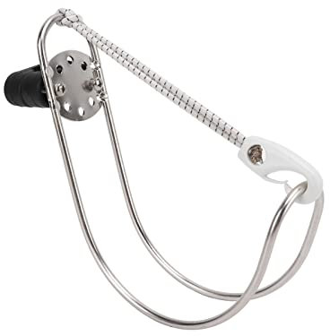 RASTKY Rettungsring-Hufeisenhalter, Beliebige Winkeleinstellung, Gesichtspolieren, Metallischer Rettungsringhalter für Boot, Metall, ca. 52 Mm / 2,0 Zoll, ca. 38 Mm / 1,5 Zoll, ca. 185