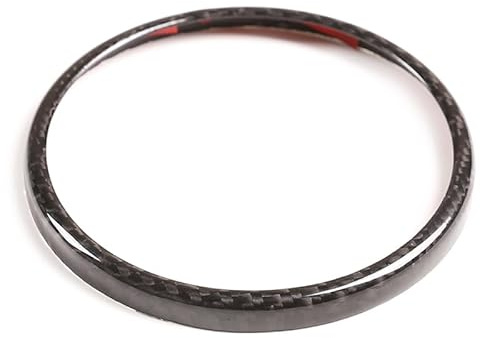 Anello decorativo di copertura del logo posteriore per auto, adatto per A@lfa R@omeo Giulia/Stelvio 2020, anello per emblema auto decorativo trim per accessori Alfa Romeo
