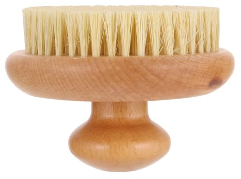 Beaupretty Round Body Scrubber Exfoliating Body Scrubber for Dry Brushing Bath Brush for Shower Use Portable Round Bathing Brush for Massage Spa and Daily Care 1 X Bath