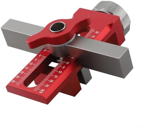 Gabarit d'installation de porte d'armoire réglable en alliage d'aluminium pour cadres de façade, armoires sans cadre, planche de 10 à 40 mm (B)