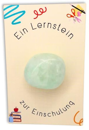 Milaboo® Lernstein zur Einschulung I Geschenk für das Schulkind 2025 I Kleinigkeiten für die Schultüte (Lernstein Einschulung)