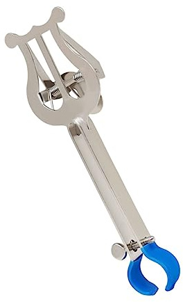JOINPAYA Cavalletto Portatile per Spartiti in Ferro Argento Alta Durata e Resistenza alla Deformazione, Accessorio per Musicisti di Tromba