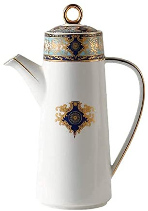 GLJTUO Dispensador De Aceite Y Vinagre, Botella Decorativa Vintage De Cerámica, Aceitera, Vinagrera, Salsa De Soja, Condimentos Líquidos para Cocinar.,Blanc-650ml