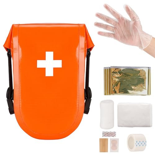 Hkfgdjdl Piccolo primo set pratico medico emergenza sopravvivenza set per ciclismo auto viaggio escursionismo campeggio corsa sport