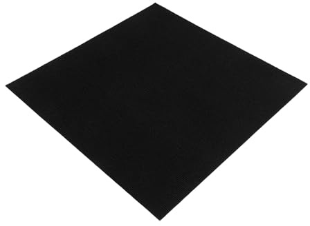 Losetas De Alfombra Autoadhesivas Losetas de alfombra autoadhesivas 61 x cm, 15 unidades, for uso comercial y doméstico, con reducción ruido, color negro