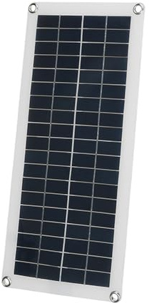 Yuemeuy Kit de Maintenance de Batterie pour Panneau Solaire 12 V, contrôleur de Charge Solaire 10 W, kit de démarrage polycristallin 10 A-100 A, Chargeur de Batterie extérieur pour téléphone