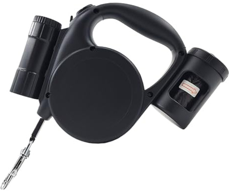 Einziehbare Hundeleinen Mit Licht 5 m Multifunktionales Automatisches | Joggingleine Für Hunde Beim Sport Für Laufen, Camping, Wandern, , Jogging, Abenteuer Und Tägli