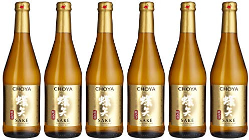 Choya Sake japanischer Reiswein (Alkoholhaltiges Getränk, Junmai Sake, aromatisch, 14,5% vol.) 6er Pack (6 x 0,5l)