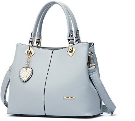DEERWORD Damen Taschen Handtasche Frauen Elegant Tasche Henkeltasche Vintage PU-Leder 3001 1-teilig set
