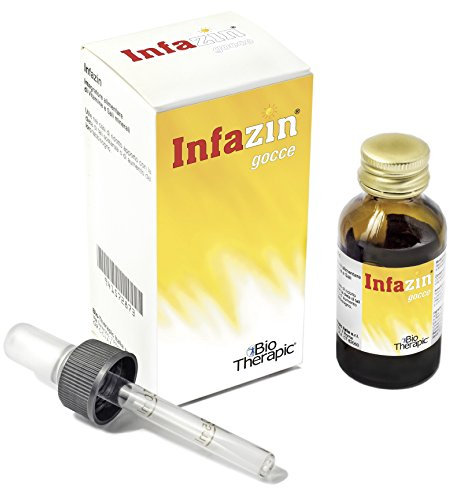 INFAZIN® gocce BioTherapic® | Integratore Alimentare di Vitamine e Minerali specifico per la Prima Infanzia | Senza Glutine e Senza Lattosio | Flacone da 15 ml con Contagocce Dosatore