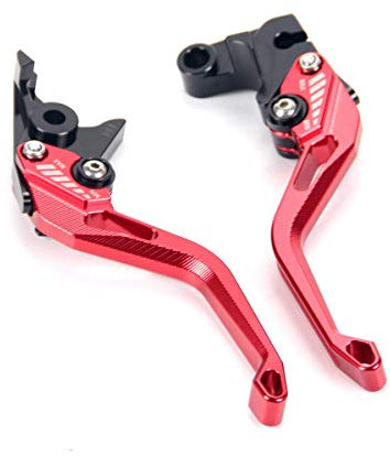 Auzkong Kupplung Motorrad Kompatibel mit HONDA CBR1000RR / Fireblade (2004-2007) CB1000R (2008-2016) Bremshebel Motorrad Hebel Rot